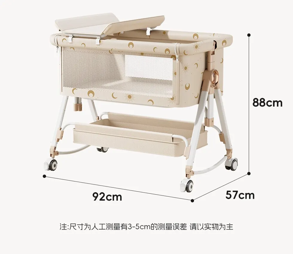 Baby Crib Newborn Baby Bed Multifunctional Baby Rocking Bed