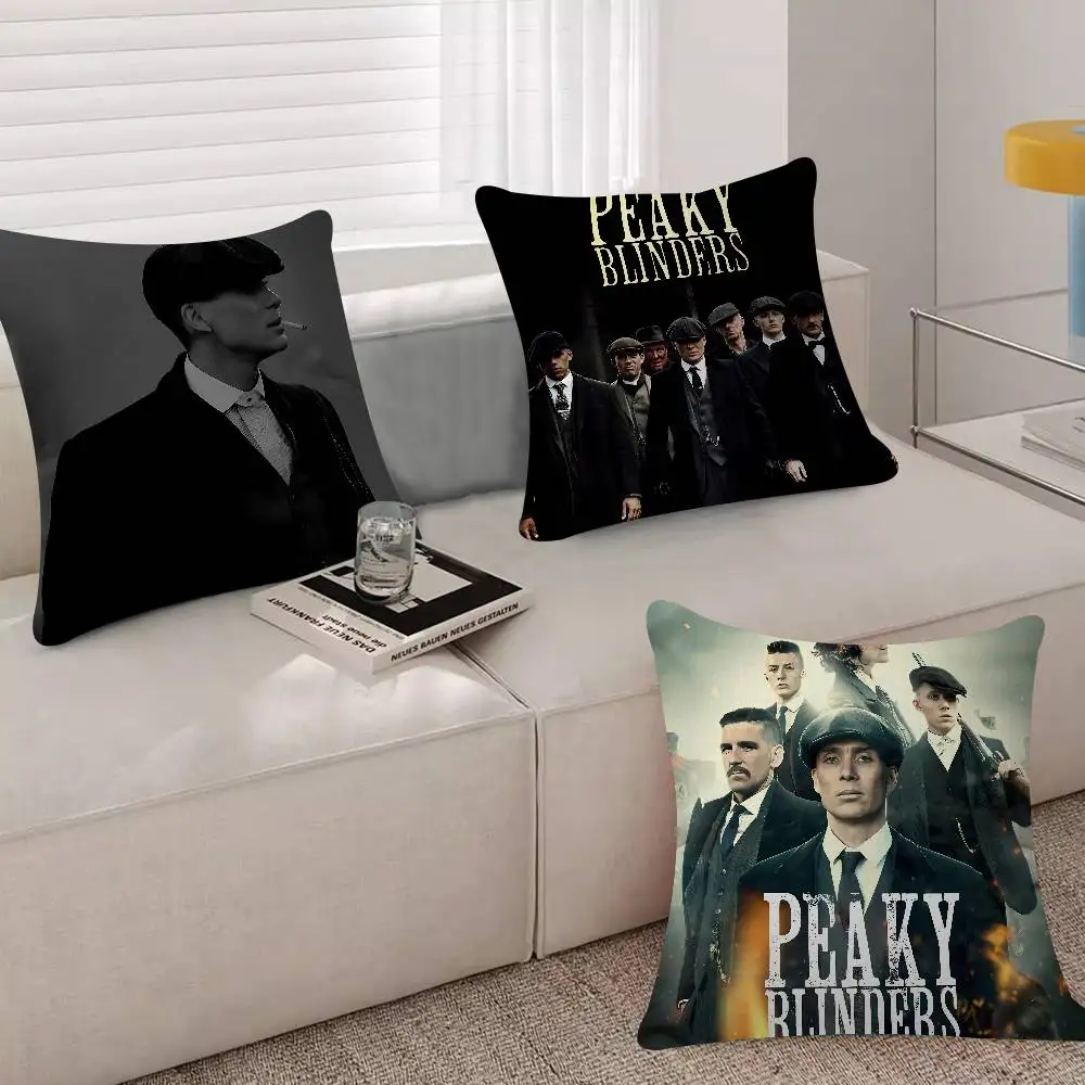 Cute P-Peaky B-Blinders Pillow Dust Cover Bedroom Kids Party Decoration Pillowcase Birthday Children Gift