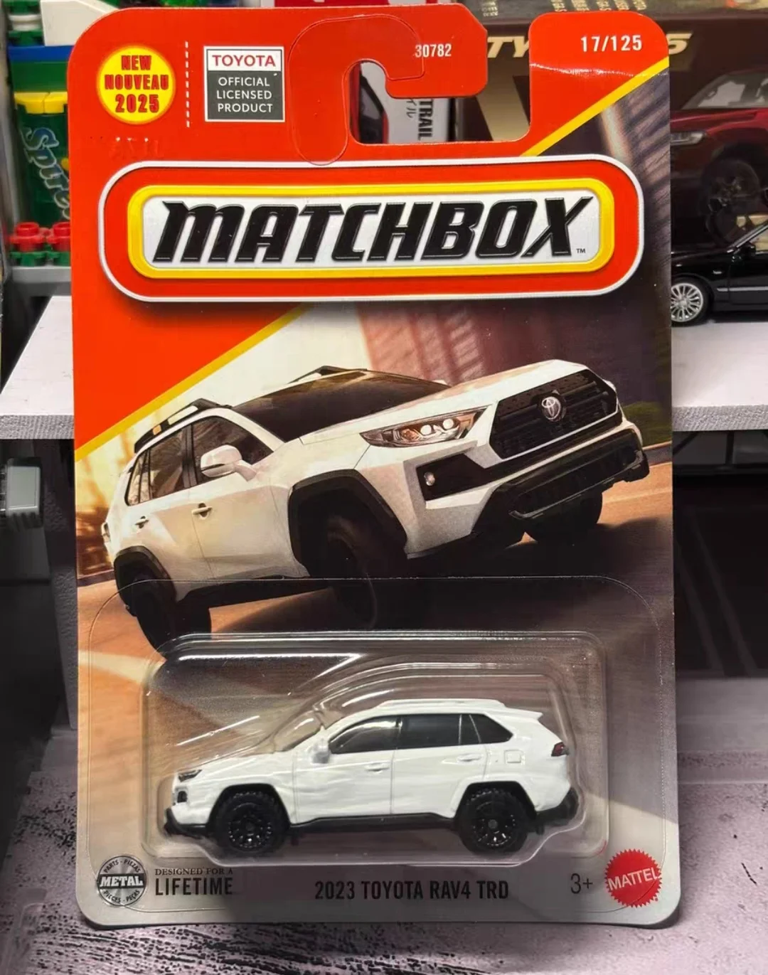 Original Matchbox-Auto 1/64 Diecast Nouveau 2023, Toyota Rav4 Trd, simuliertes Modellauto, Spielzeug, Jungen, Sammlung, Geburtstagsauszeichnung, Geschenke