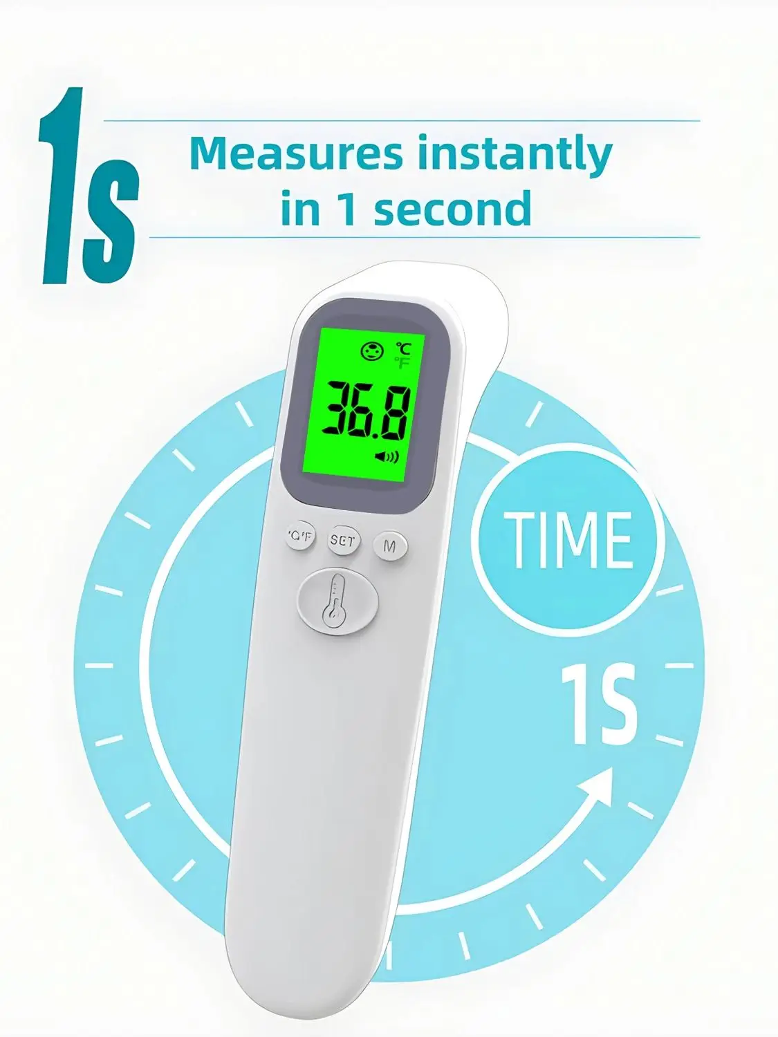 Medical Health Monitoring Tool Digital Thermometer Non-contact Thermometer Temperature Tool thermometer/Finger Pulse Oximeter