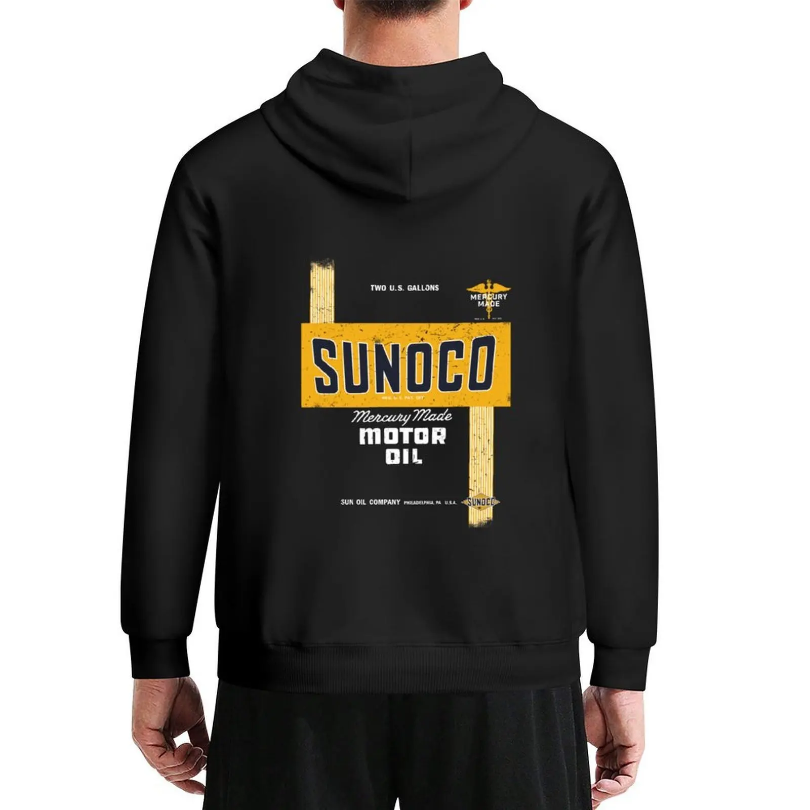 

Sunoco Motor Oil Retro Distressed Design Hoodie fashion men men clothing men's clothes blouse new in hoodies and blouses
