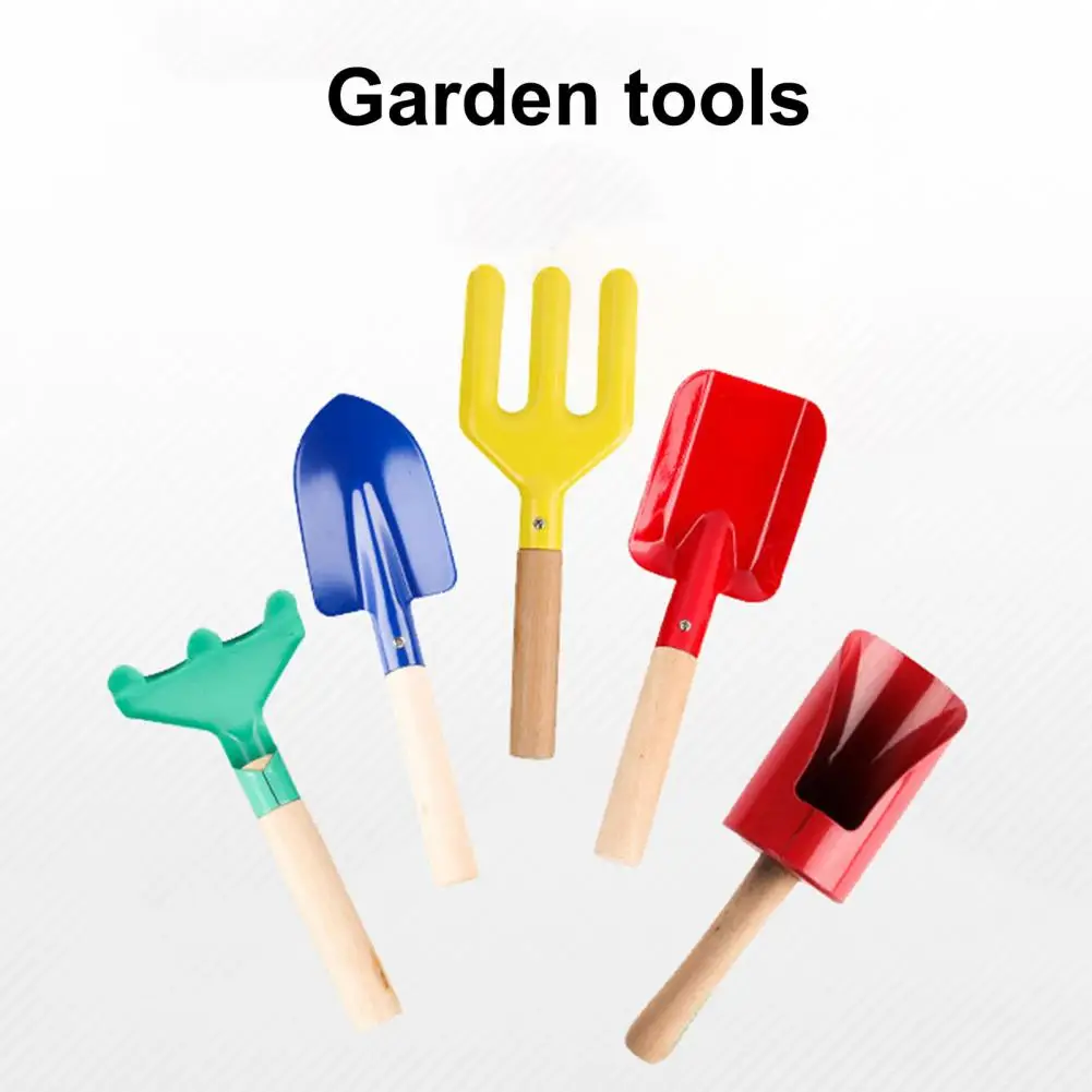 Hoe Garden Tool 6 Pcs/Set Convenient Stainless No Deformation  Fork Rake Kids Gardening Tools Gardening Stuffs