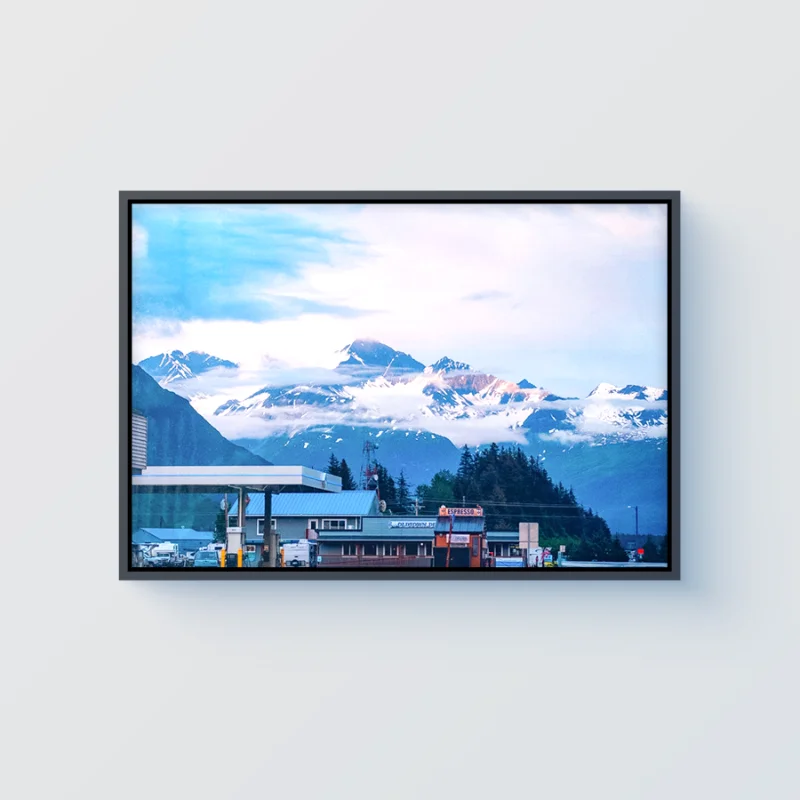 21.5 Inch to 65 Inch Eco-Friendly Wooden Digital Photo Frame LCD Screen Advertising Display for Art Exhibitions