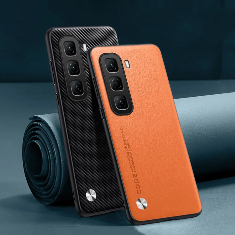 EUCAGR PU Leder Stoßfest Weiche Silikon Fällen Für Infinix Hot 50 40 Hot40 Pro Plus 50i 40i HOT50i 4G Hot50 Zurück Telefon Abdeckung