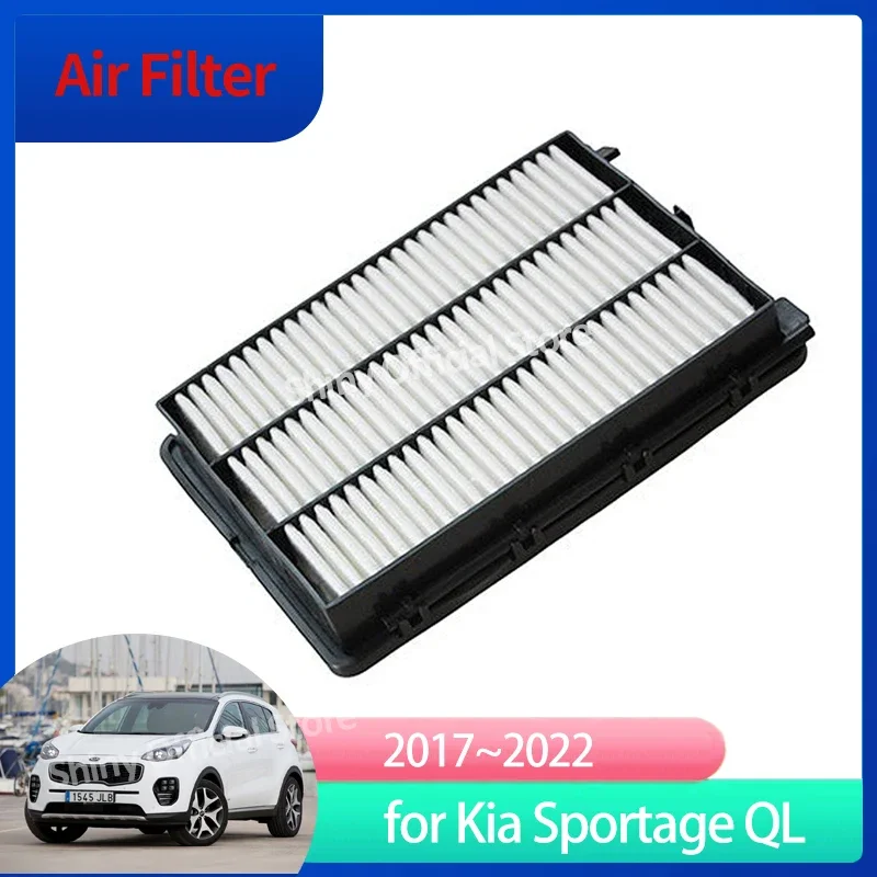 Air Filter For Kia Sportage QL Kia KX5 MK4 2017 2018 2019 2020 2021 2022 28113-F8100 Cars Gadgets Accessories Parts Auto Engine