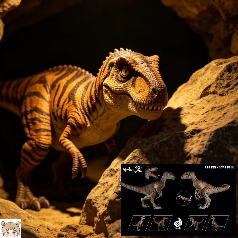 

Benxin NANGAI Zero Series Velociraptor Reissue Articulated Dinosaur Figure Shadow Blade Yin Blade Jurassic Chase Eye Action Toys