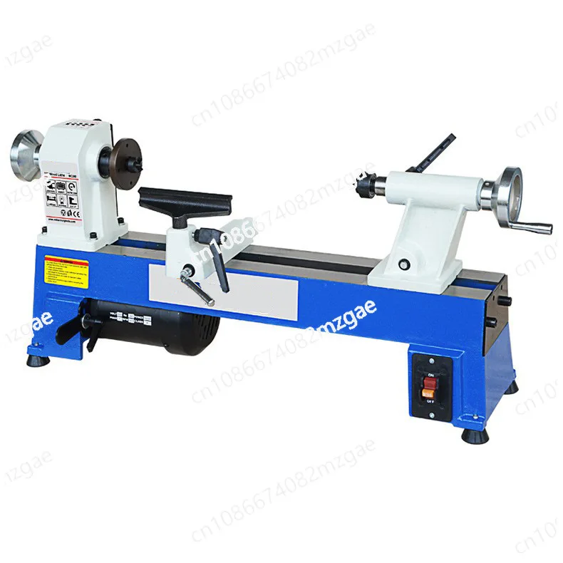 220V Multifunctional Miniature Woodworking Lathe Bead Machine Small Bracelet Rotating Lathe Household Wood Rotary Lathe Machine