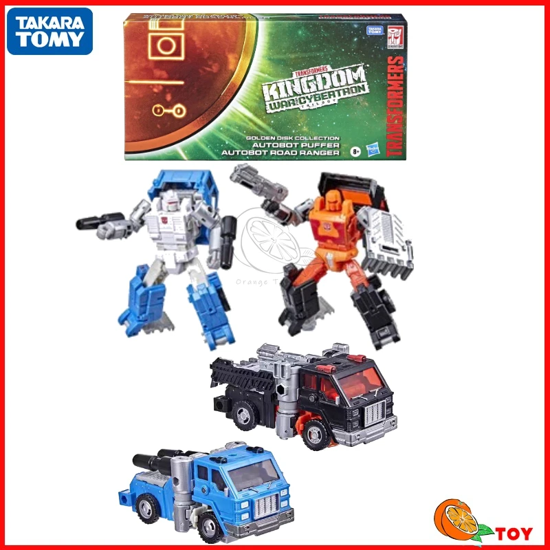 In stock Takara Tomy Transformers toys Kingdom Autobot Puffer Class D Model Robot Collection Action Figures Toys Gifts Hobby