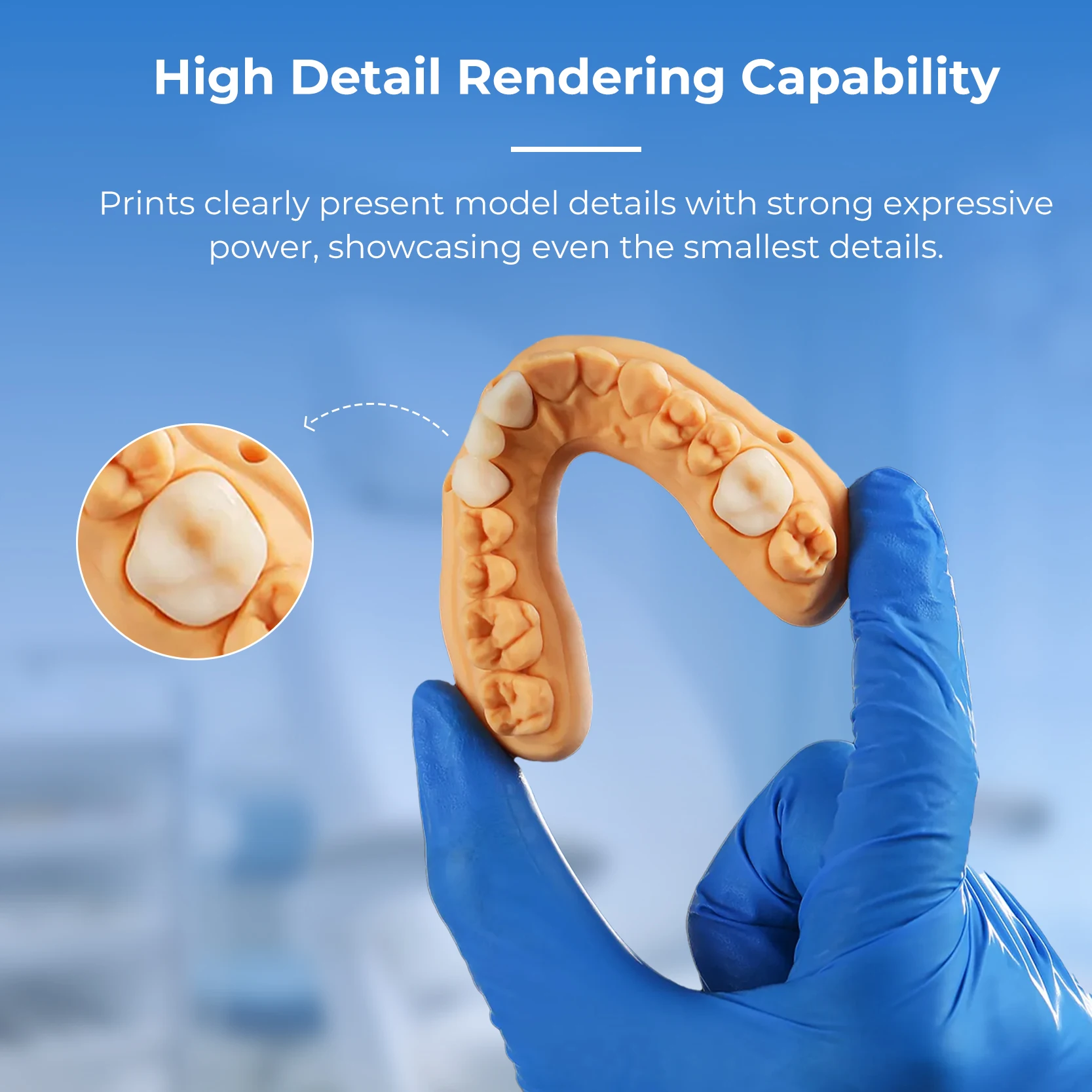AG 1KG Dental 3D Printing Modeling resin for Dental Lab Prosthetics High Precision&Biocompatible Guide plate/Model Resin