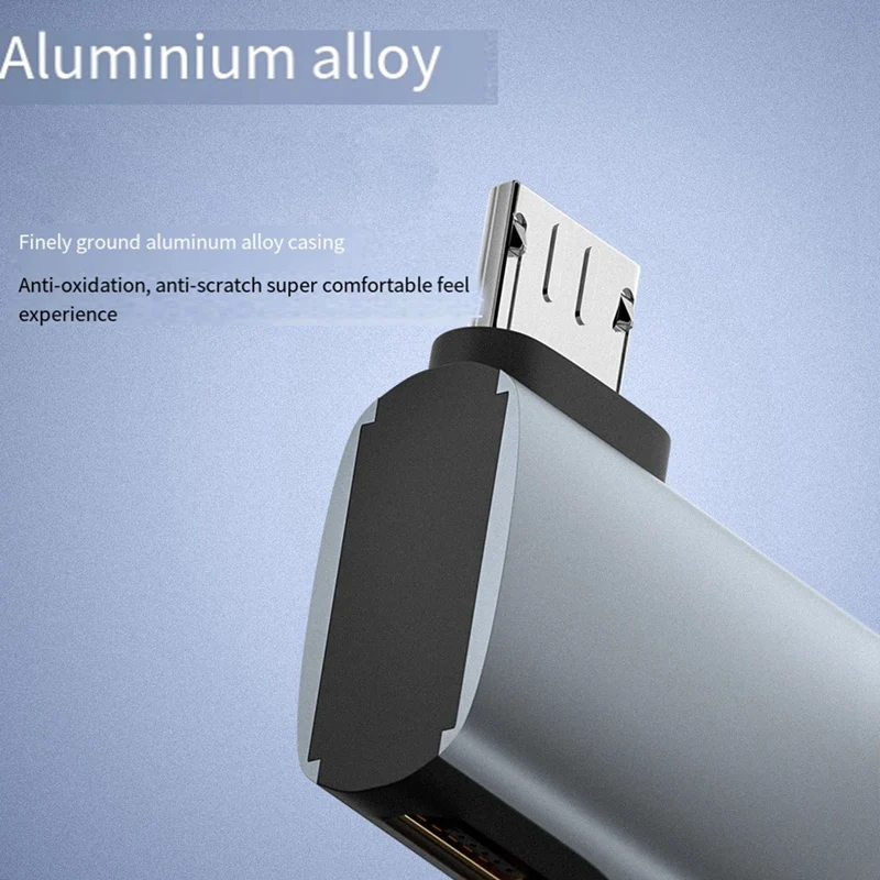 タブレットとテレビに適した角度のデザインのマイクロUSB電源アダプターケーブル