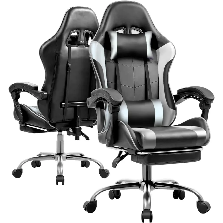 Gaming Chair for Adults, Big and Tall 350LBS Heavy Duty Office Chair, Ergonomic High Back Lumbar Support and Recliner for Back