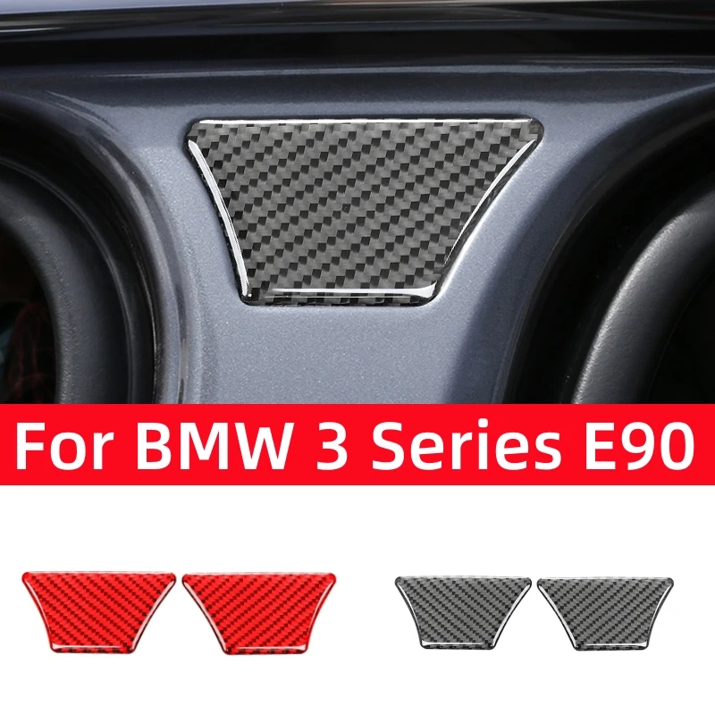 

For BMW 3 Series E90 2005-2012 Car Accessories Carbon Fiber Interior Car Door and Window Center Pillar Trim Cover Decor Stickers