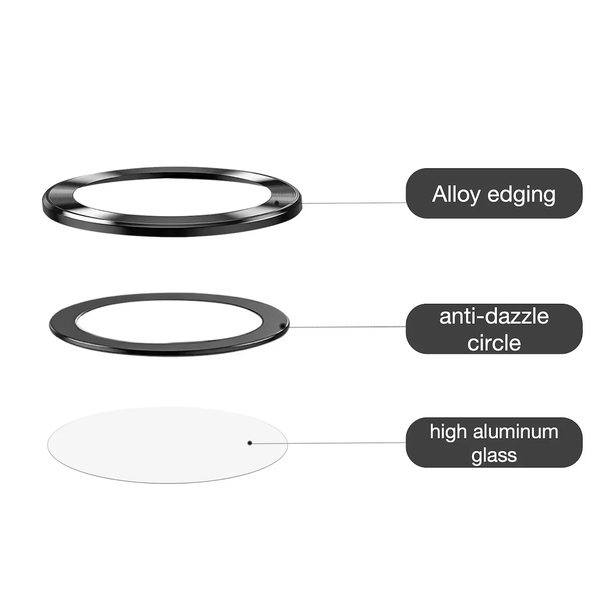 Pelindung Kamera Belakang Samsung Galaxy S25 S26 Ultra Plus, Film Pelindung Lensa Kaca Tempered