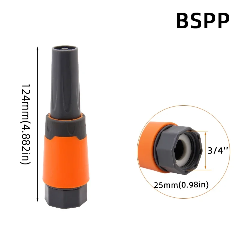 1 Stück 1/2" 3/4" 1" Gartenschlauch-Schnellanschlussadapter -EU-BPS-Gewindeanschlüsse für Wasserhähne, Spritzpistolen und Bewässerungssysteme – Detail 5