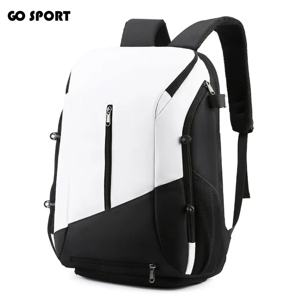

Водонепроницаемый баскетбольный студенческий рюкзак с отделением для обуви, большая вместительная сумка для бейсбола, бадминтона, органайзер на молнии