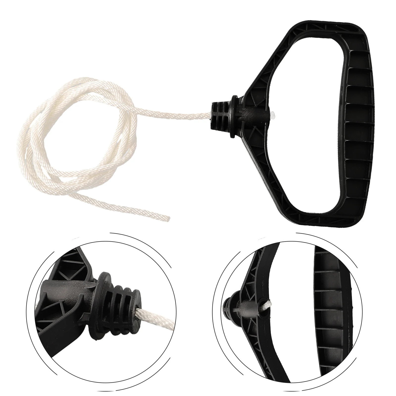 1 Pc Pull Start Rope Pull Start Starter Recoil Handle Cord Grip For ATV Snowmobile Snow Blower Mower 7723 Lawn Mower Accessor