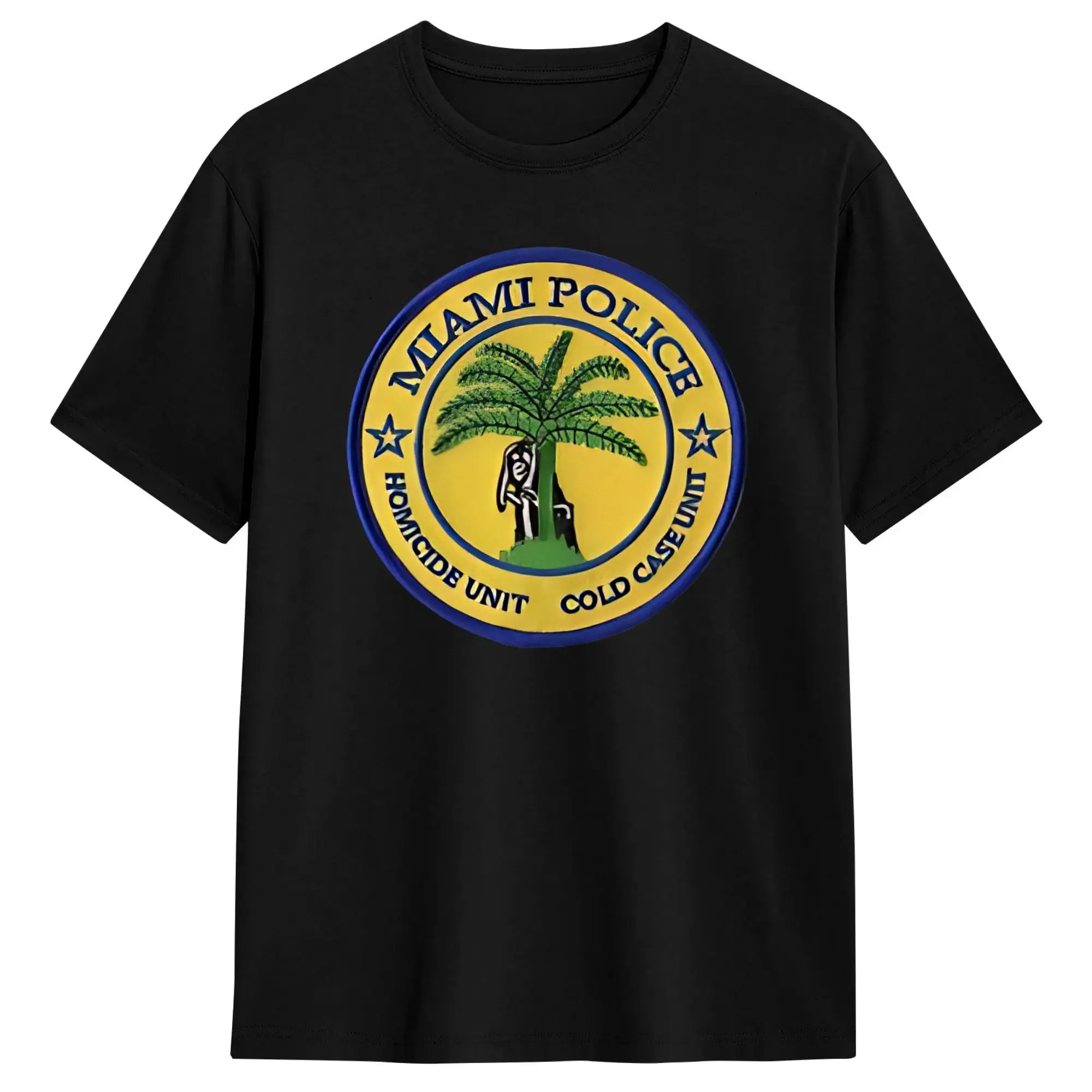 Man T Shirt Miami Florida Police Homicide Unit T-Shirts Trendy Cool  Summer Tee Shirt Funny Cotton Tops Gift Idea