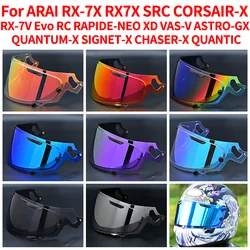 Motorcycle Helmet Visor Fit for ARAI RX-7X RX7X Full Face Anti-scratch Wind Shield Helmet Goggles Moto Accessories Parts Lens