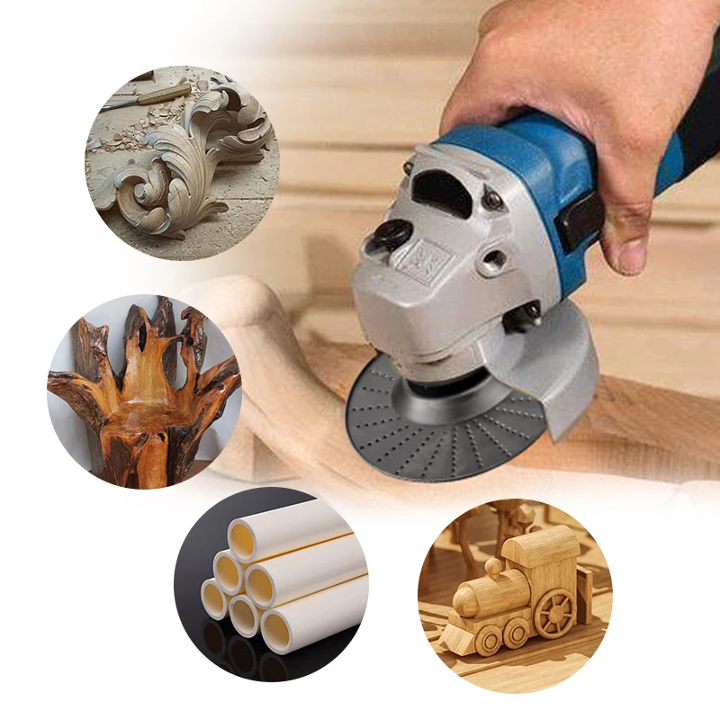 For DIY Craft And Tool Accessories Woodworking Angle Grinder Abrasive Disc Sanding Carving Disc Wood Shaping Polishing Sheet