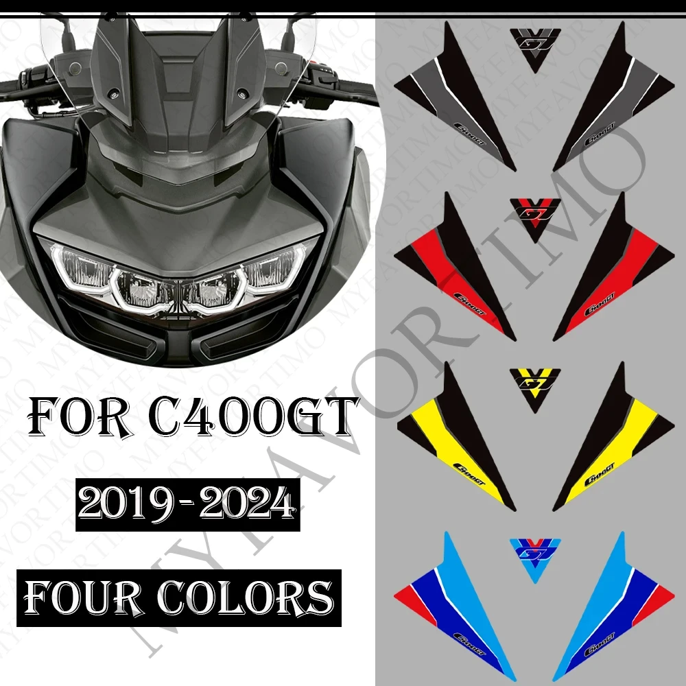 For BMW C400GT C 400 GT C400 Protector Tank Pad Kit Knee Wheel Stickers Decals Body Fender Shell 2019 2020 2021 2022 2023 2024