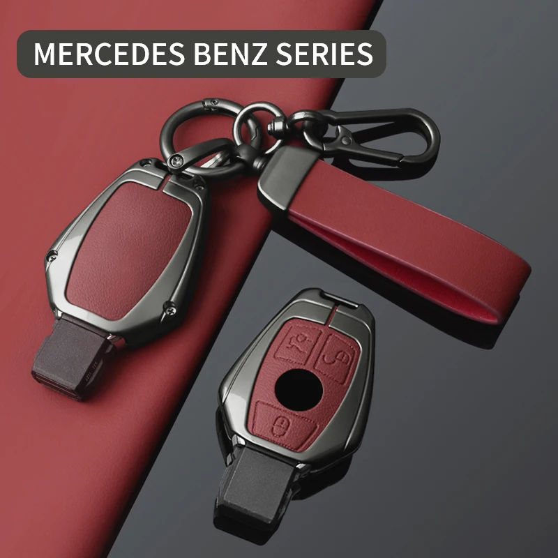 2 Button Key Case for Mercedes-Benz A B C E S GLA GLK CLS BGA AMG W203 W204 W205 W210 W211 W212 view 6