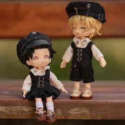Ob11 Doll Full Dress Clothes Uniform Suit Dress Shirt Hat Vest Shorts Set For Nendoroids, Gsc, Obitsu11, Molly, P9, 1/12bjd Doll