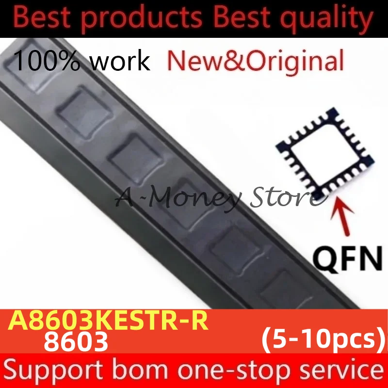(5-10pcs)8603 A8603KESTR-R QFN-24