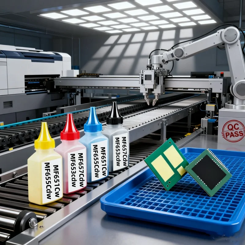 

1 комплект CRG-067 crg067 тонер-порошок и чип, совместимый с CANON MF651Cw MF655Cdw MF657Cdw MF653cdw MF656cdw чип картриджа