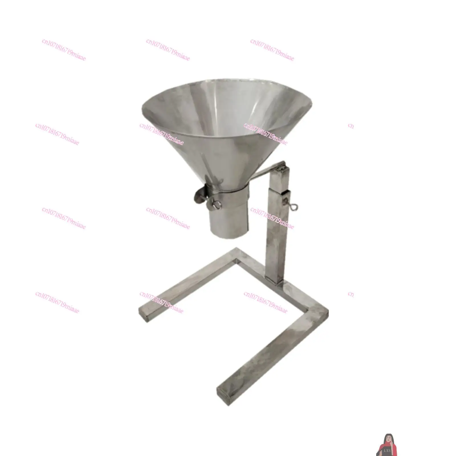 Funnel bracket large diameter sub-packaging with oil leakage vacuum bag food stainless steel oil-proof packaging