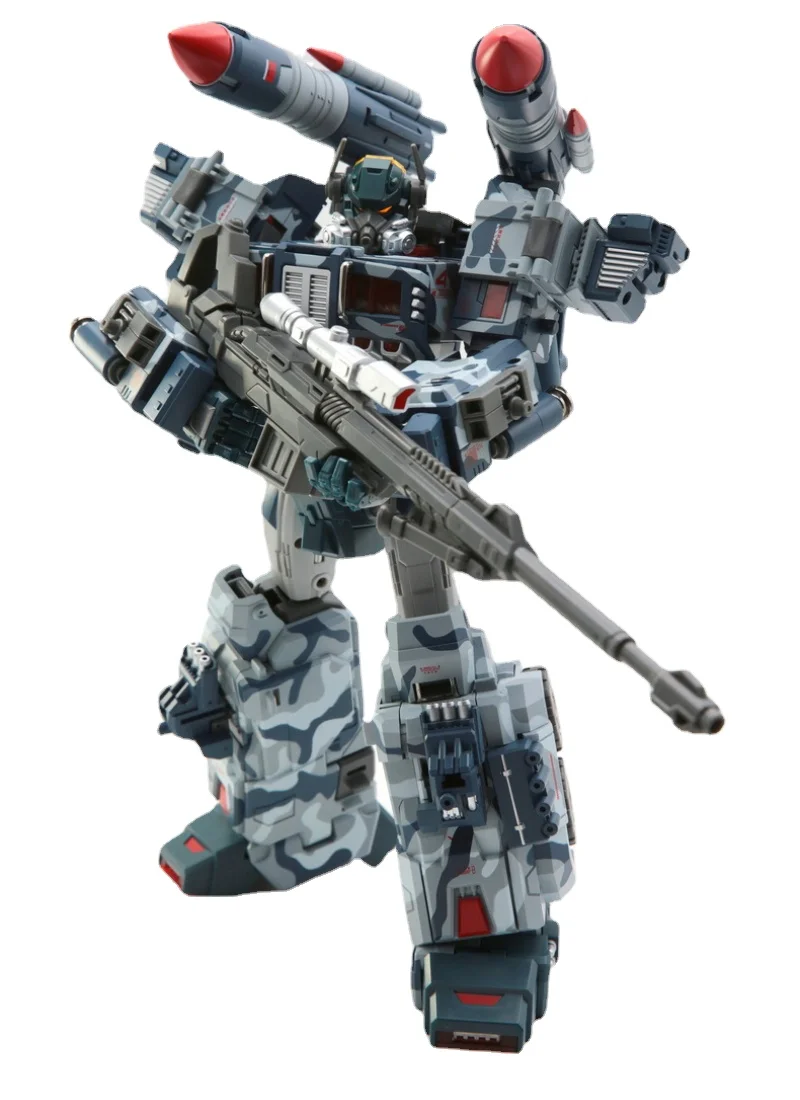 TFC Ice Wolf STC-01P Top Tactical Commander Deformed Toy Robot Handheld National Creative Robot Model