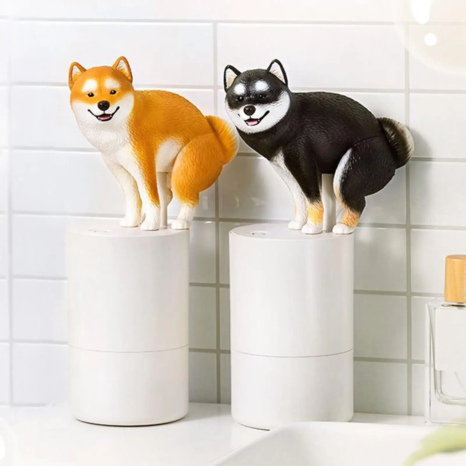 

Automatic Hand Soap Dispenser Cute Dog Touchless Soap Dispenser Bathroom Waterproof Gadgets Bathroom Accessories for Home Family