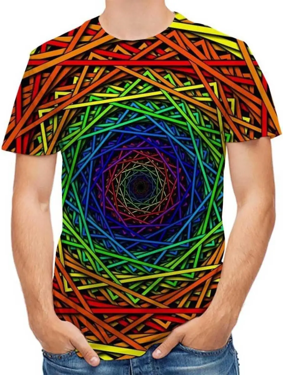 

3D Printed Men's T-Shirt Soft and Cool Design Soft & Breathable, Multiple Colors, Casual Fit T-Shirts