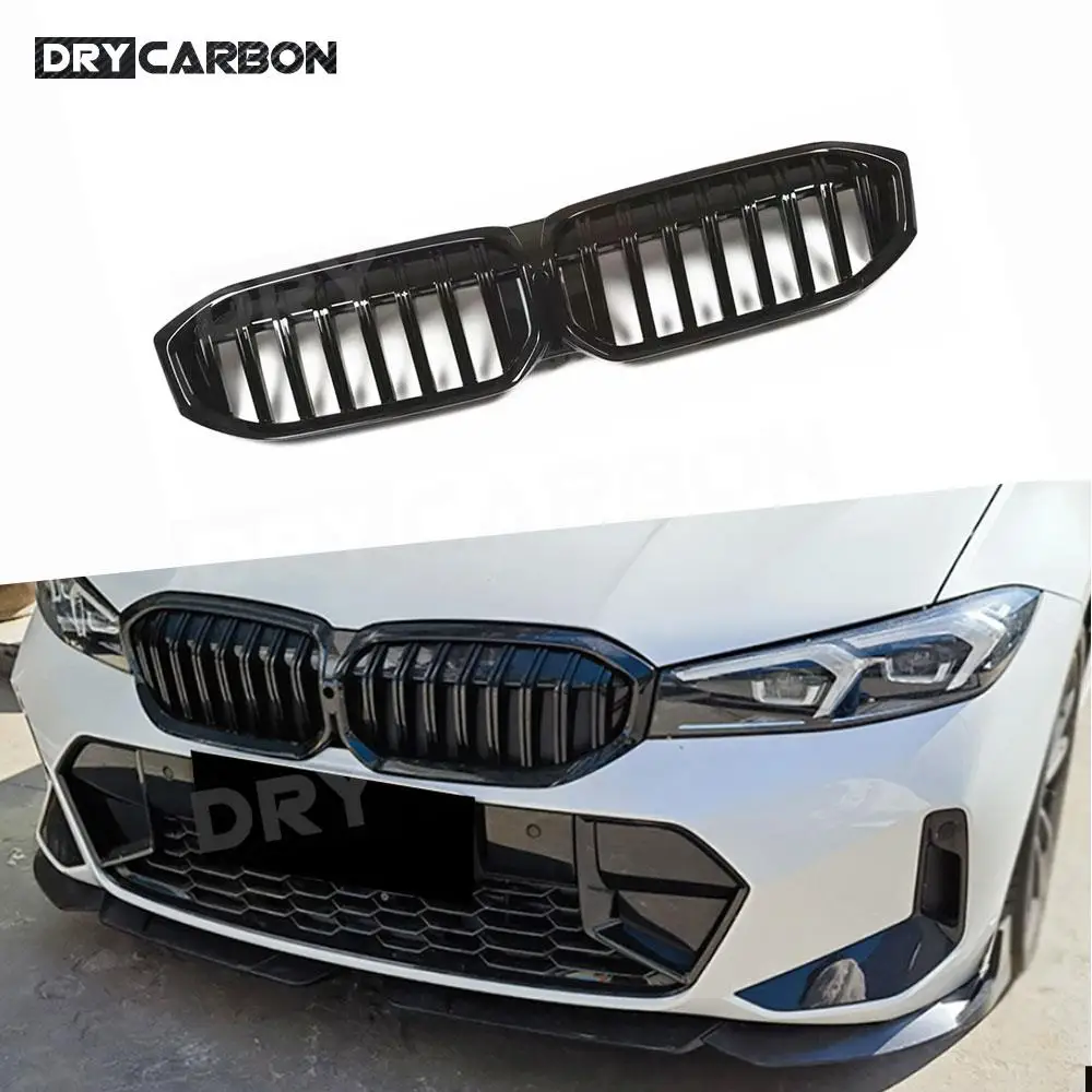 

for BMW New 3 Series G20 G28 2023+ Racing Grills Front Bumper Air Vent Cover Trim Fog Lamp Mesh Grill Frame Body Kits