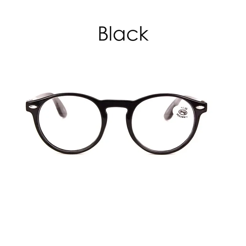 Modische Runde Brillen für Damen, Fake-Computerbrille für Herren, Vintage Runde Lesebrille, Brillengestell für Frauen +0 – Detail 9
