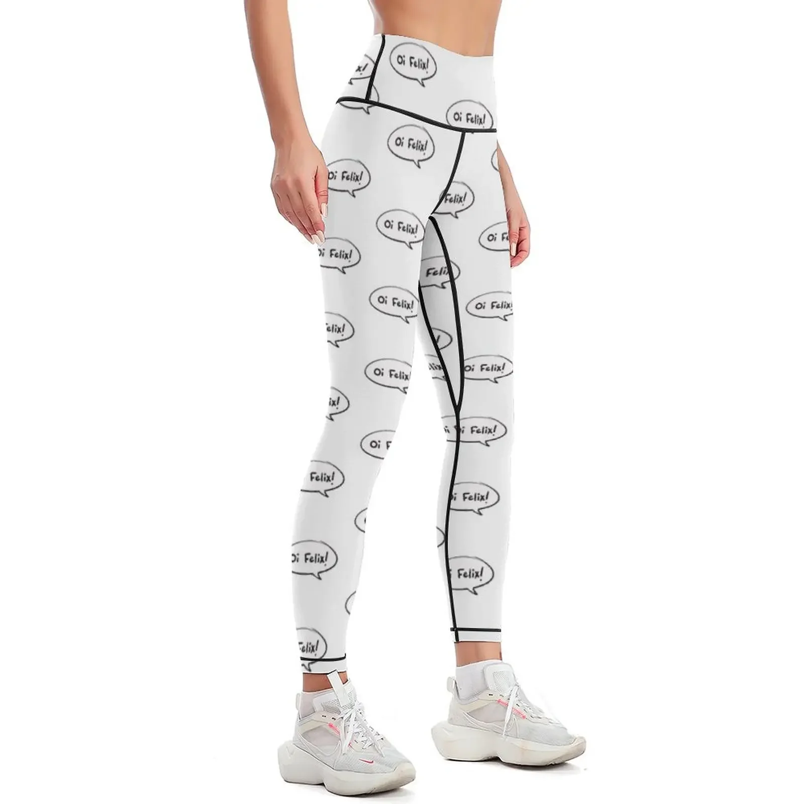 Oi Felix - White Version Leggings for fitness harem pants legings for fitness Clothing fitness Womens Leggings