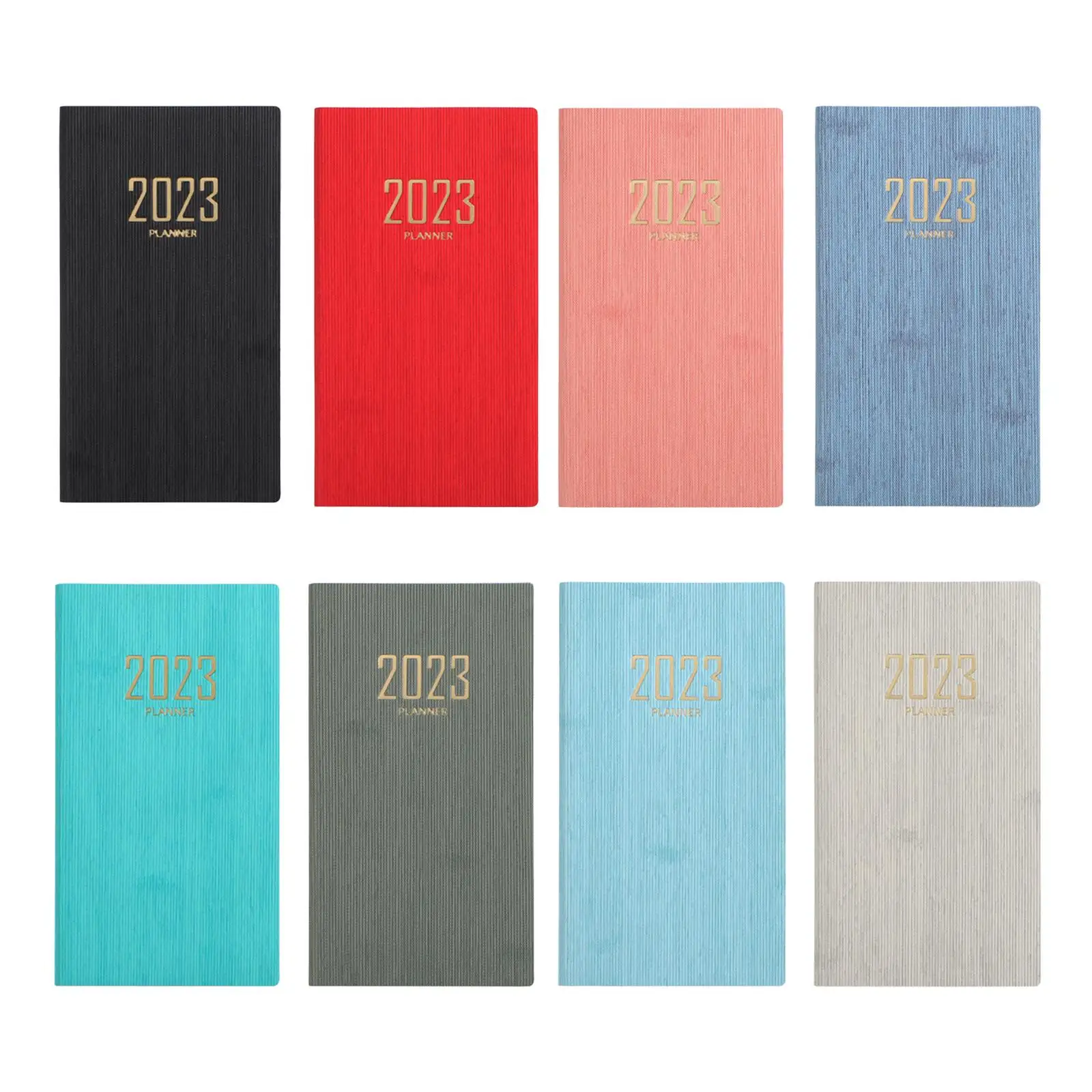 

Recording Weekly Notebook Planner A6 Thick Paper ,to Do Lists, Leather Cover for New Year