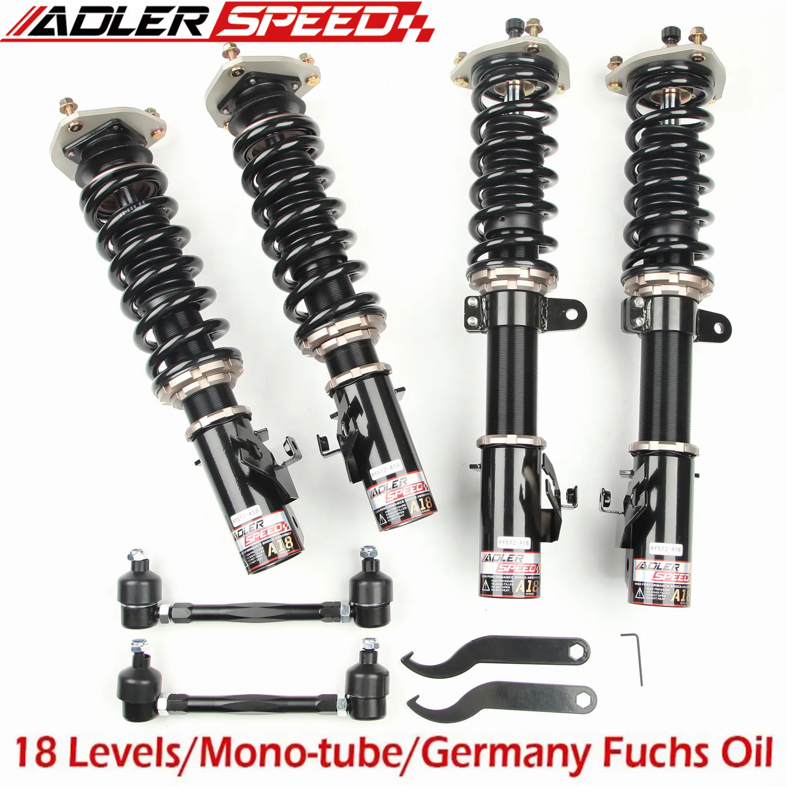 

ADLERSPEED 18-ходовой комплект опускания койловеры с регулируемым демпфированием для Nissan Sentra B13 1991-94 гг.