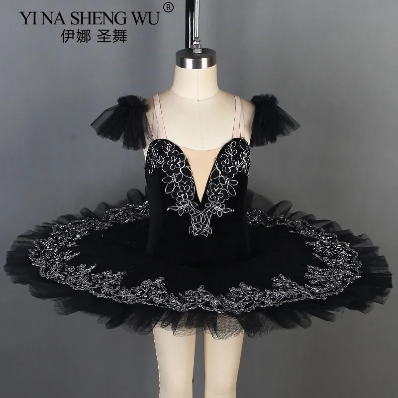 Tutu de Ballet professionnel pour filles, plateau bleu, crêpes, robe de soirée de ballerine, Costume de danse de Ballet pour adultes, femmes et enfants