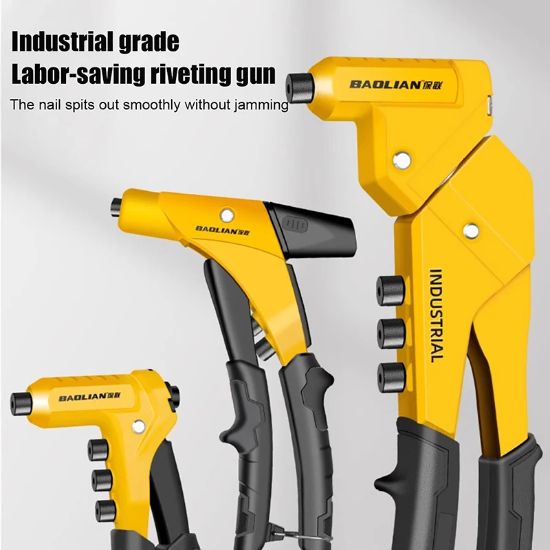 Single Handle Rivet Set Head Aluminum Hand Rivet Nut Set Riveter Tool Hand Tools