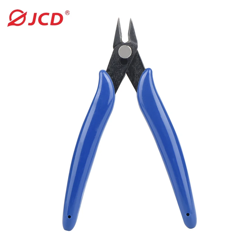 JCD Soldering Holder Electrical Wire Cutters Cutting Side Snips Flush Pliers Anti-shock Nipper Multi Functional Welding Tools