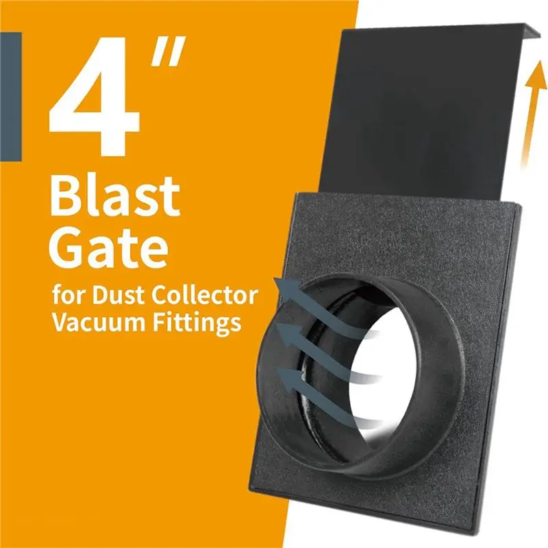 Y50A-2X 70108 4 Inch Dust Collector Blast Gate For Dust Collector, Dust Collection Fittings