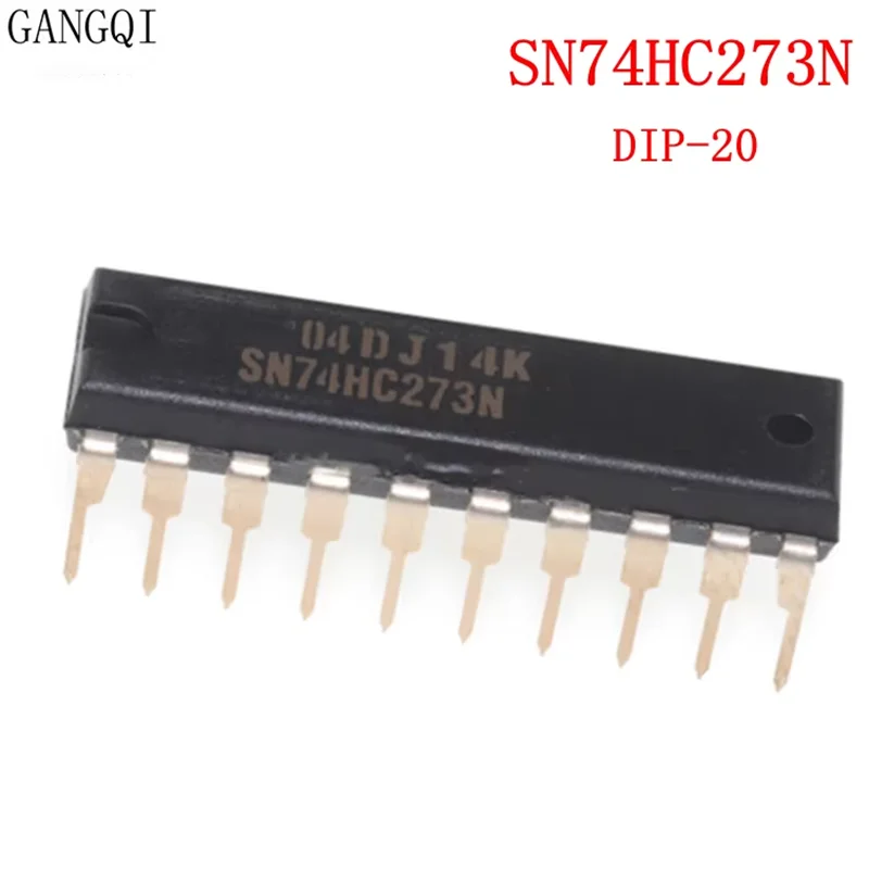 10PCS SN74HC273N 74HC273 74HC273N DIP-20 Integrated circuit New Original Logic IC Octal D-Type Flip-Flop Wth Reset