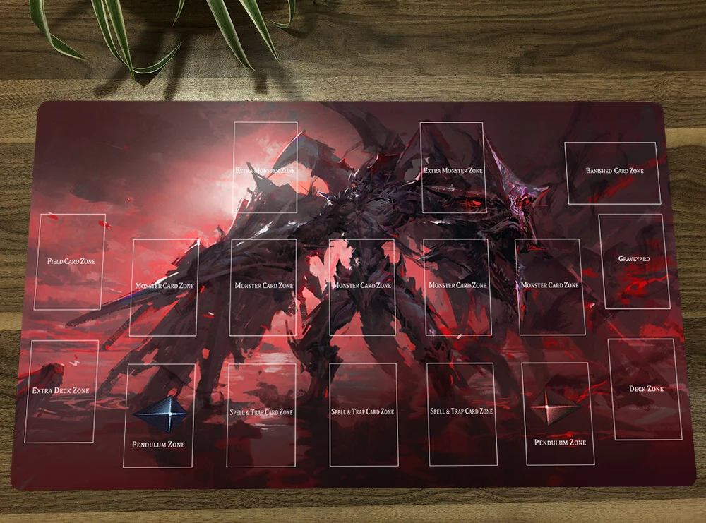 

YuGiOh Destiny HERO - Plasma TCG CCG Mat Trading Card Game Mat Table Playmat Desk Gaming Play Mat Mouse Pad 60x35cm Free Bag