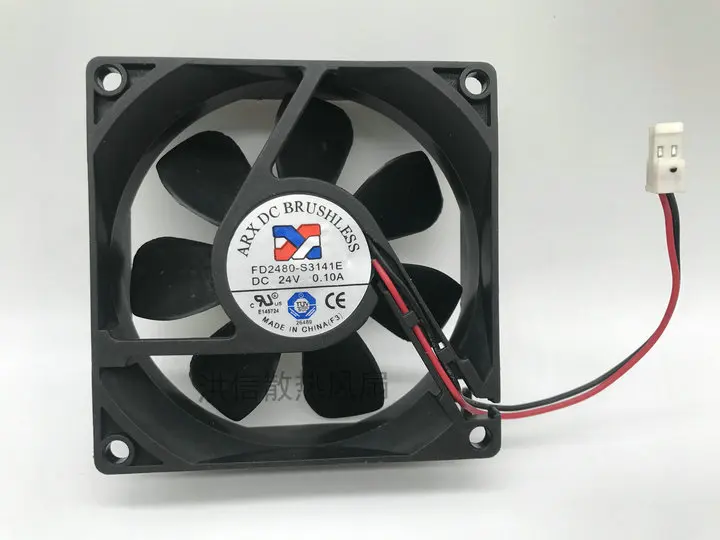 Original ARX FD2480-S3141E 24V 0.10A 8025 8 cm mute inverter fan