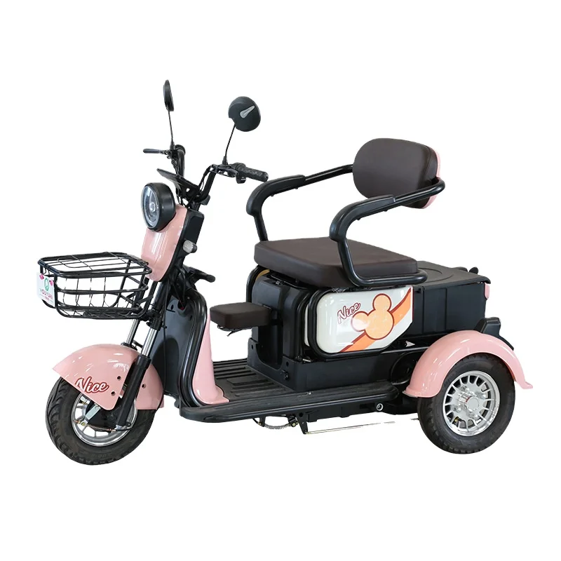 

High Quality 3-wheel Electric Tricycle Bicycle 48V Electric Urban Tricycle Adult Speed 40km/h Electric Tricycle for Adult