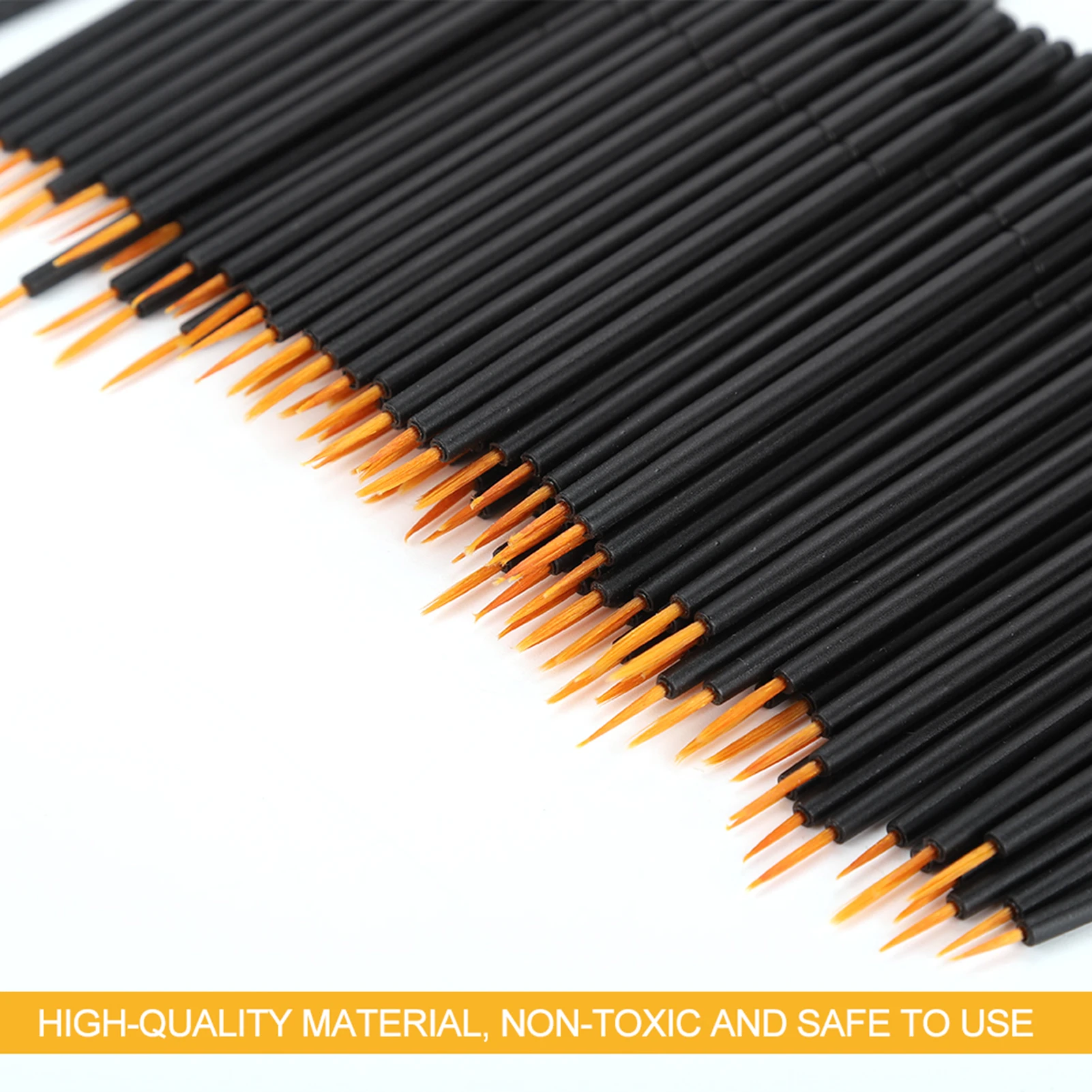 ZK40 Einweg-Eyeliner-Pinsel, harter Kopf, Eyeliner-Flüssigkeitspinsel, Lidschattenpinsel, Make-up-Werkzeug