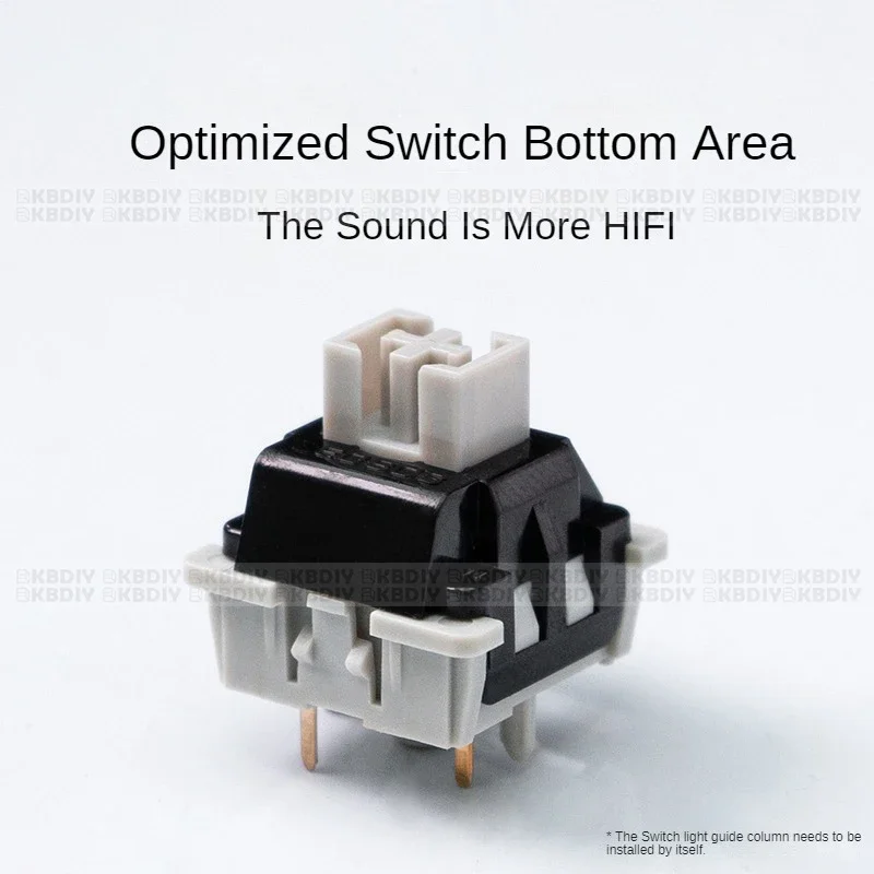 Leobog graywood v4 v3 schalter linear pom hifi schalter für benutzer definierte mechanische tastatur kit 3/5pin diy spiel zubehör gmk67