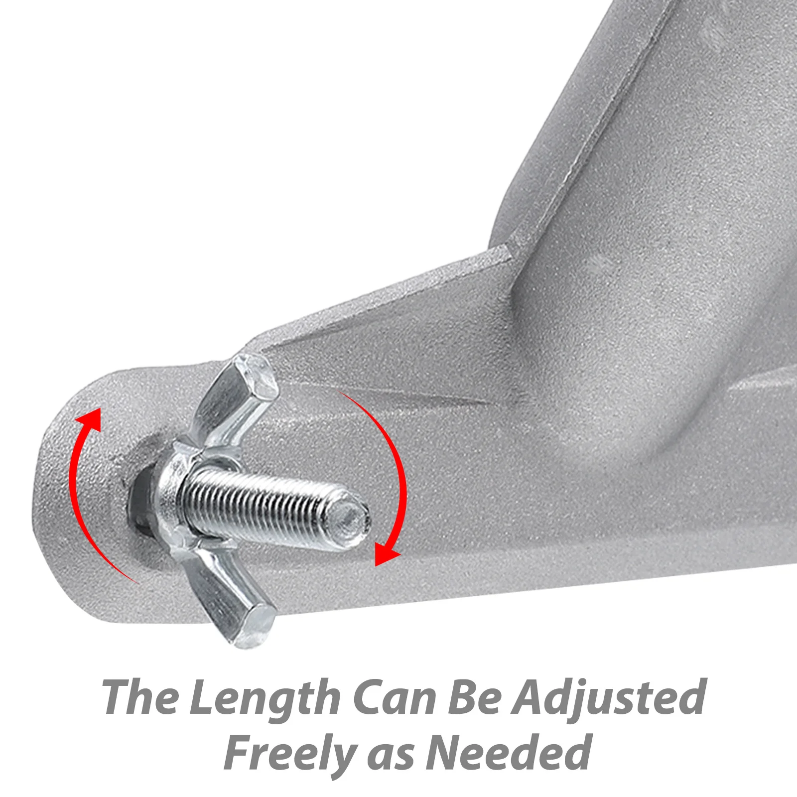 Compact Broom Handle Adapter Aluminium Material Stable Fit Efficient Cleaning Tool Replacement Easy Setup Broom Handle Adapter