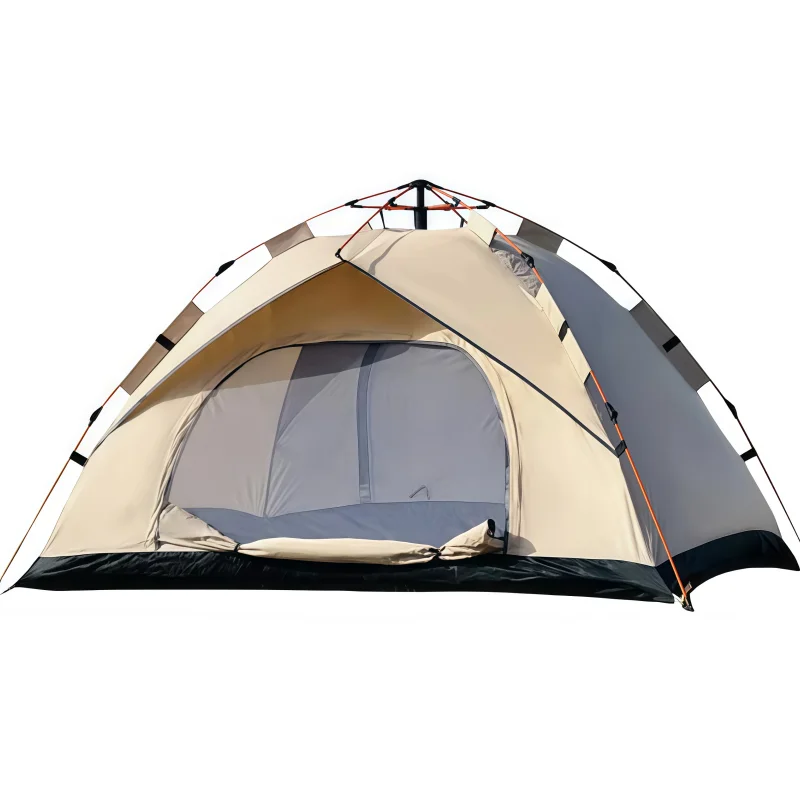 2026 2-4 Person Camping Tent Pop up Tent Windproof Rainproof Foldable Factory Stock Wholesale Bulk Price Outdoor Gear for Hiking