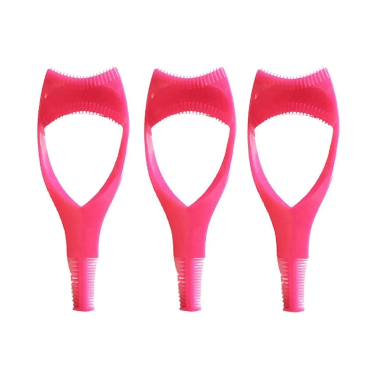 Eyelashes Tools Mascara Shield Applicator ,Eyelash Tool Upper Lower Eye Lash Mascara Guard Applicator Rose Red